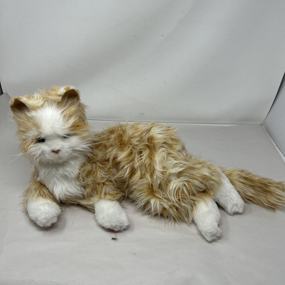 Joy For All Companion Pets Interactive Orange Tabby Cat Tested and Working